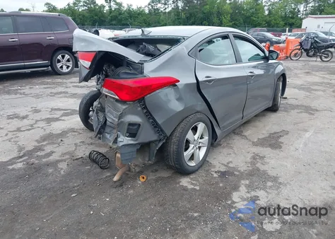 2013 Hyundai Elantra Gls z USA, uszkodzony, nr VIN 5NPDH4AE2DH323731